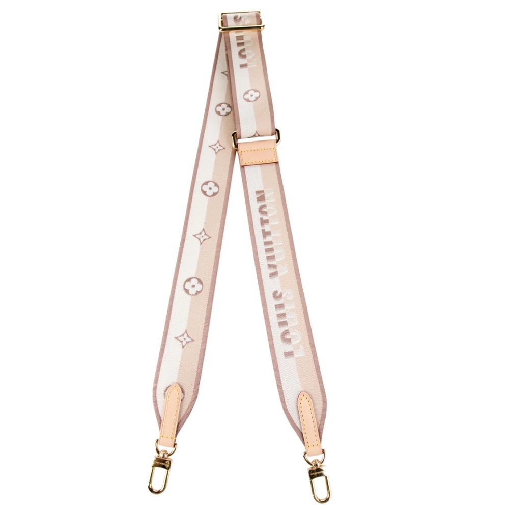 Louis Vuitton Speedy 20 Shoulder Guitar brown Strap ONLY